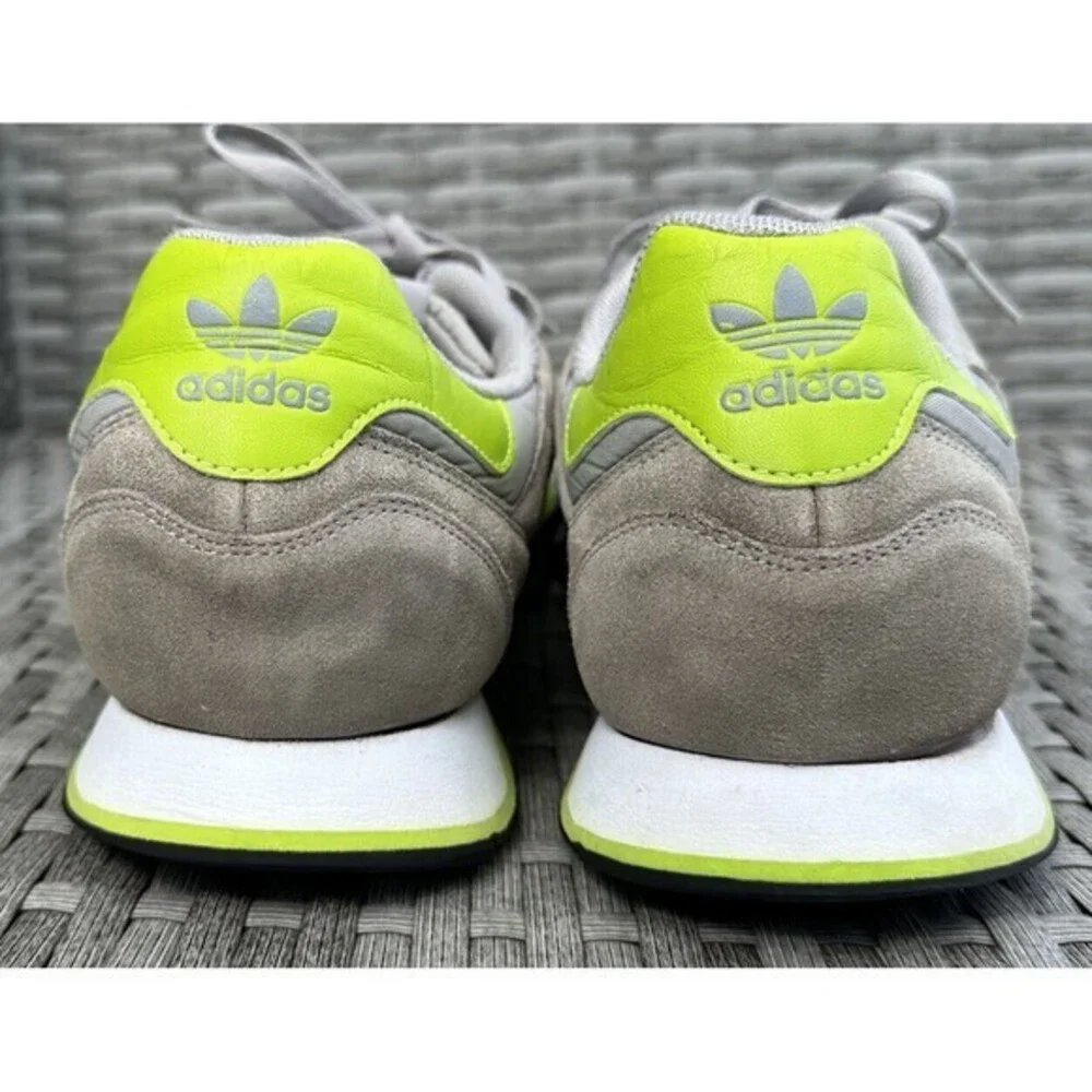 Adidas Mens ZXZNYL Running Shoes Gray Green Size‎ 13